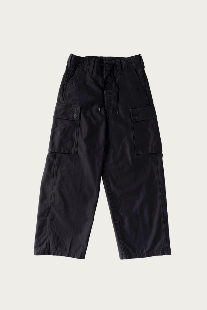 orSlow - Wide Fit Cargo Pants - Navy - Canoe Club
