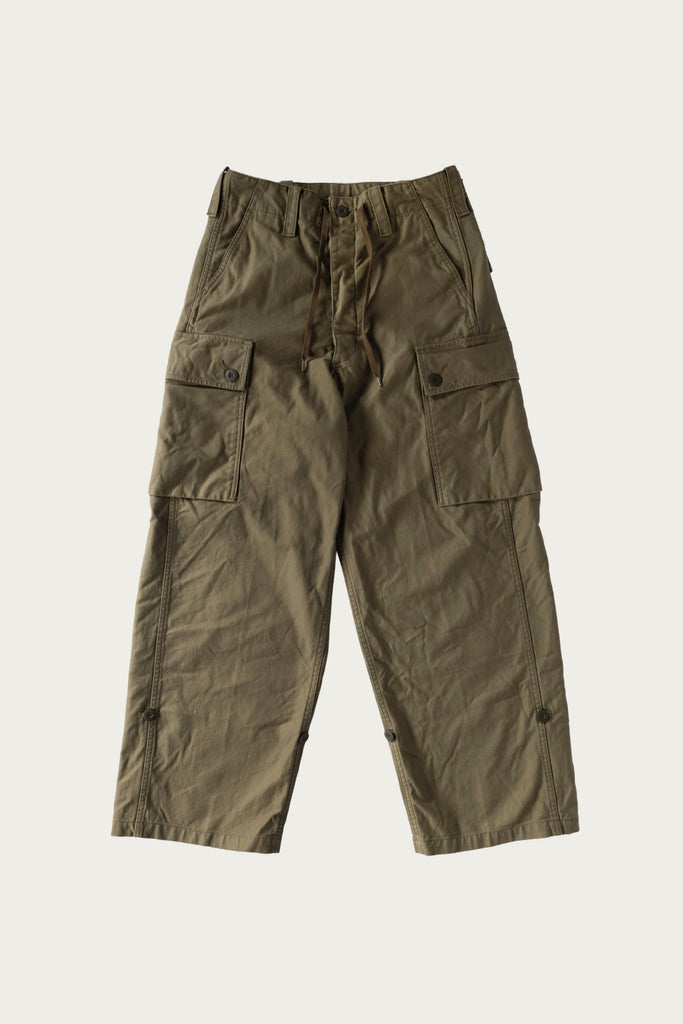 orSlow - Wide Fit Cargo Pants - Army Green - Canoe Club