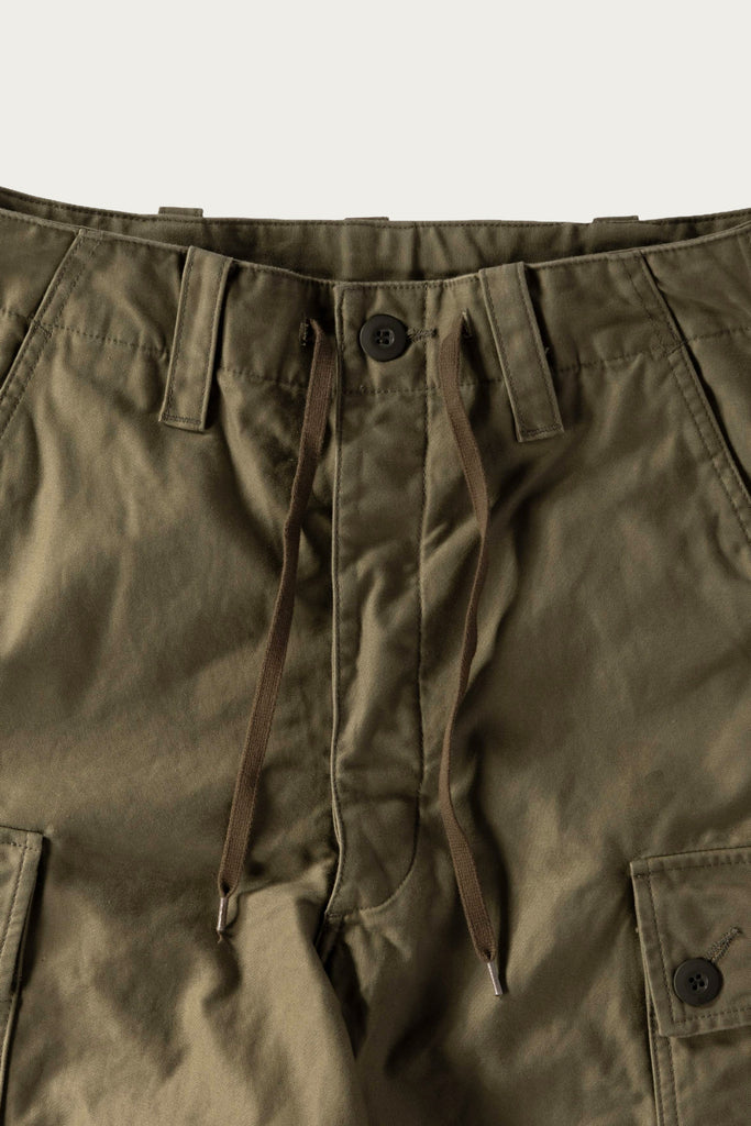orSlow - Wide Fit Cargo Pants - Army Green - Canoe Club