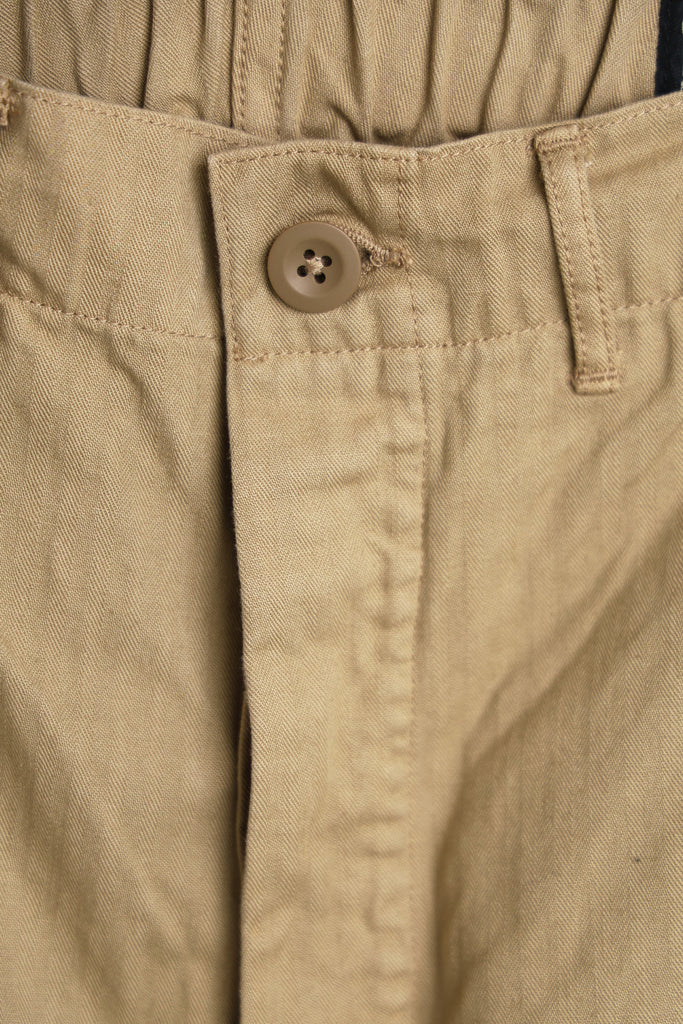 orSlow - Wide Fit French Work Pants - Khaki - Canoe Club