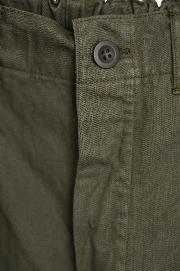 orSlow - Wide Fit French Work Pants - Army Green - Canoe Club