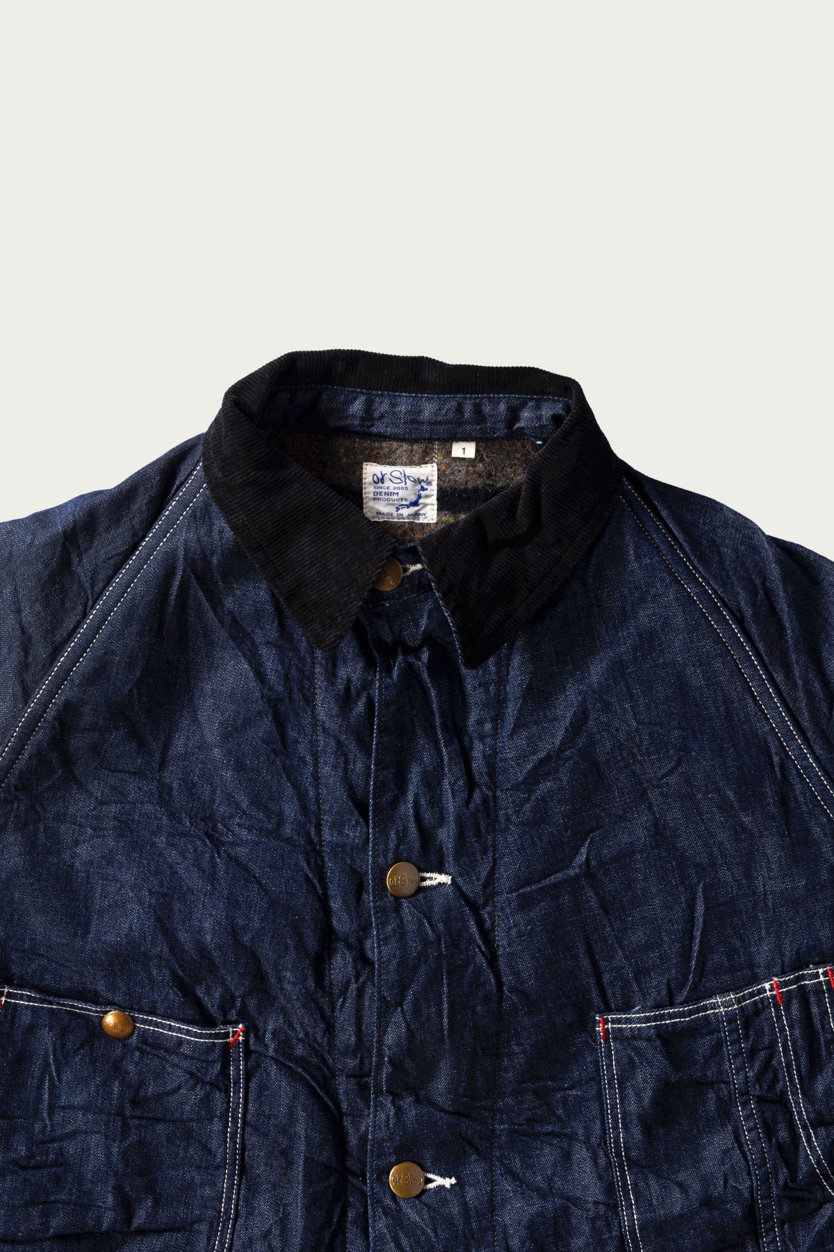 orSlow - Wool Liner Relax Fit Denim Coverall - One Wash - Canoe Club