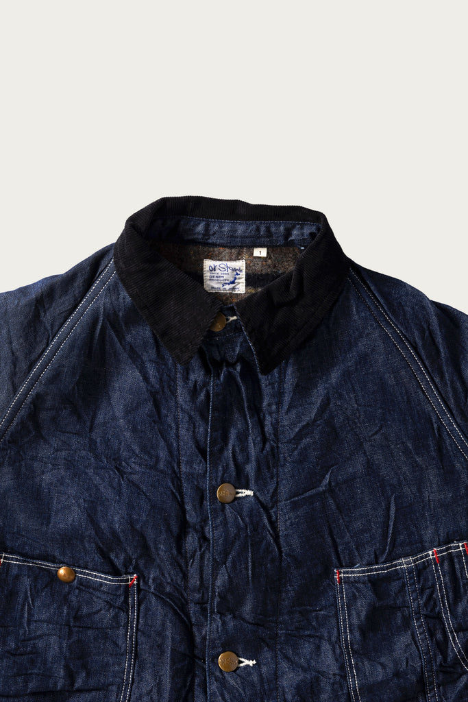orSlow - Wool Liner Relax Fit Denim Coverall - One Wash - Canoe Club