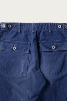 orSlow - orSlow x Canoe Club Regular Fit Fatigue Pants - French Blue Herringbone Twill - Canoe Club