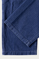 orSlow - orSlow x Canoe Club Regular Fit Fatigue Pants - French Blue Herringbone Twill - Canoe Club