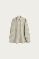 Our Legacy - Above Shirt - Sage Trail Check Dryline Weave - Canoe Club