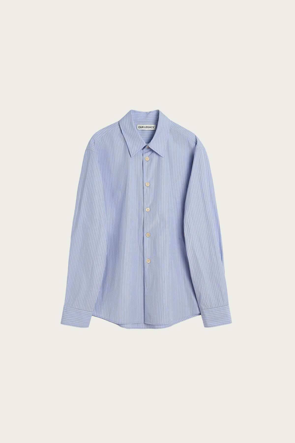 Our Legacy - Beyond Shirt - Typewriter Stripe Poplin - Canoe Club
