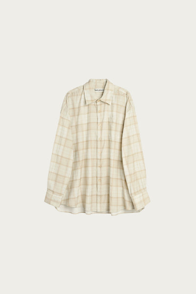 Our Legacy Borrowed Shirt | Stella Check Print | Canoe Club