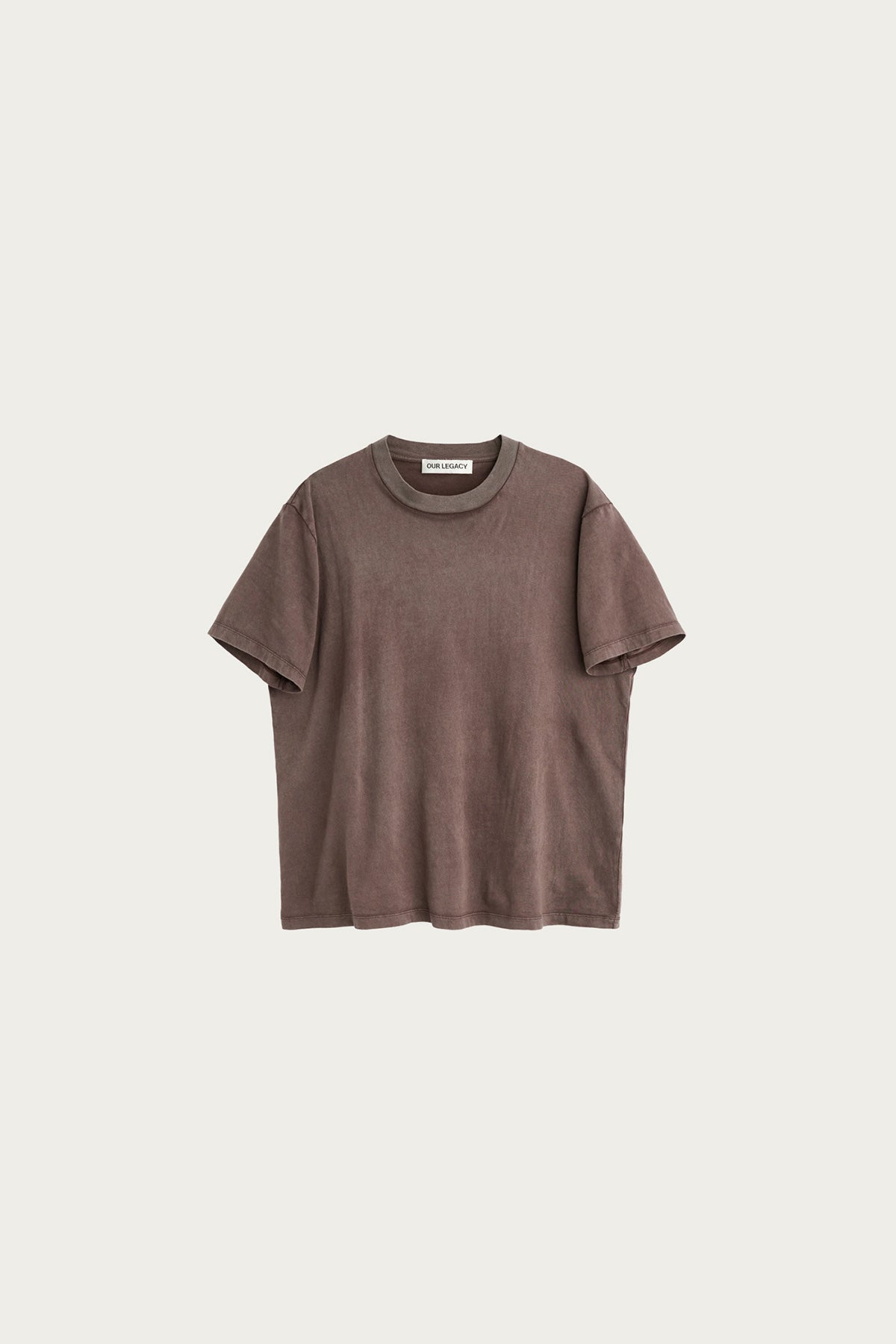 Our Legacy - Box T-Shirt - Worn Brown Legacy Jersey - Canoe Club