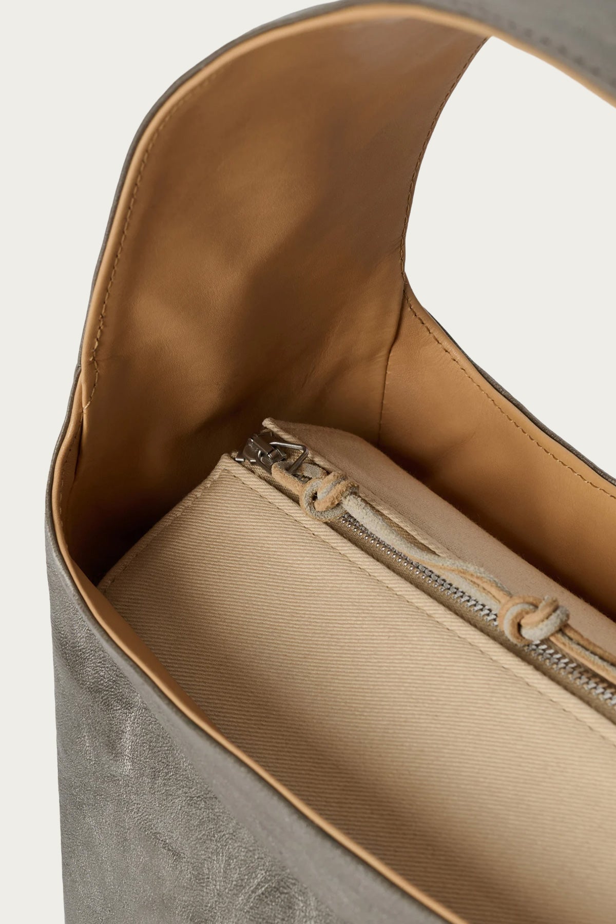 Our Legacy - Brick Bag - Metallic Oyster Sheepskin - Canoe Club