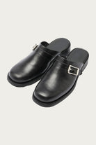 Our Legacy - Camion Mule - Black Leather - Canoe Club