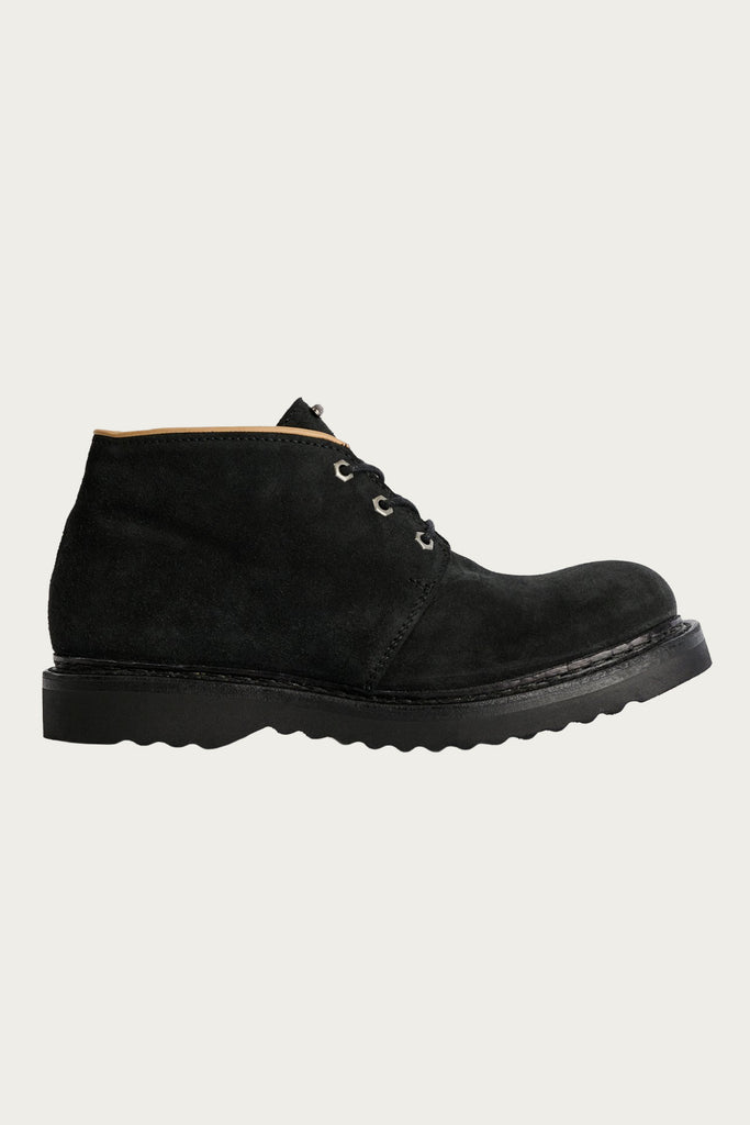 Our Legacy - Chukka Boot - Dim Black Velour Suede - Canoe Club