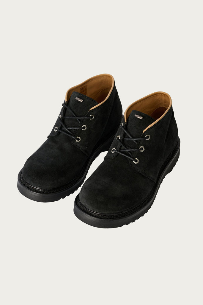 Our Legacy - Chukka Boot - Dim Black Velour Suede - Canoe Club