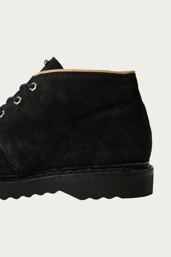 Our Legacy - Chukka Boot - Dim Black Velour Suede - Canoe Club