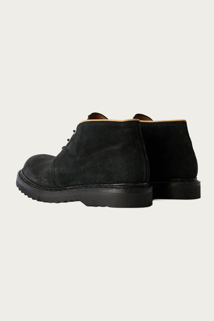 Our Legacy - Chukka Boot - Dim Black Velour Suede - Canoe Club