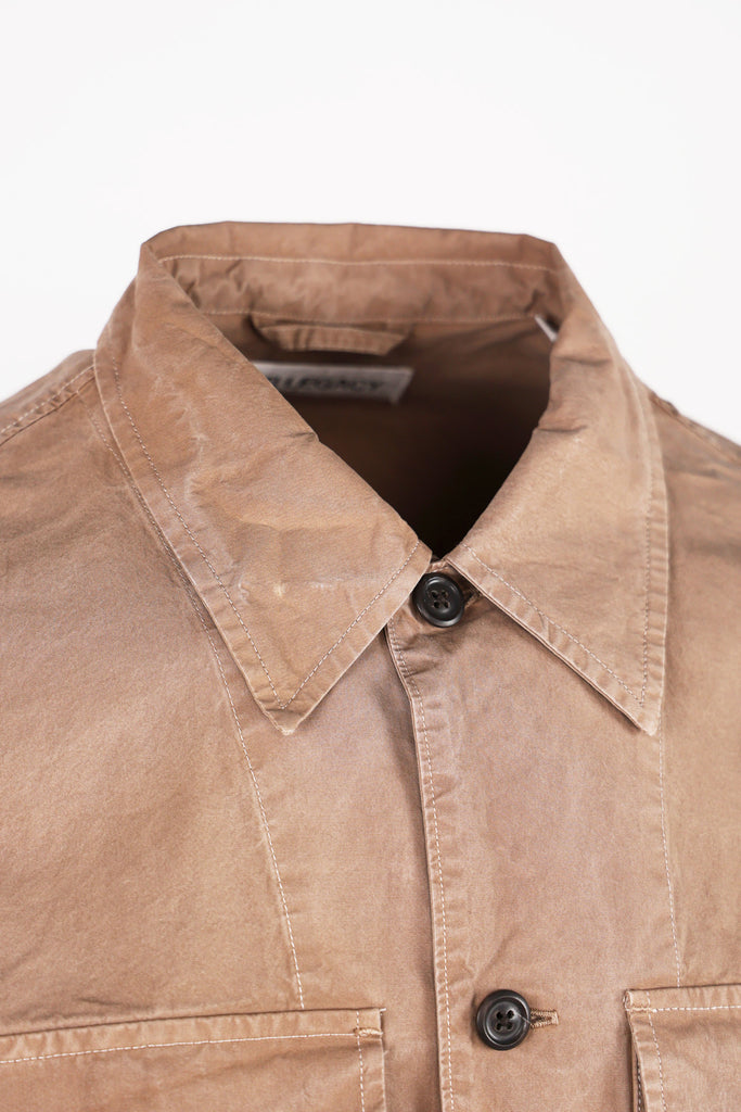 Our Legacy - Coach Jacket - Dark Sand Rich Poplin - Canoe Club