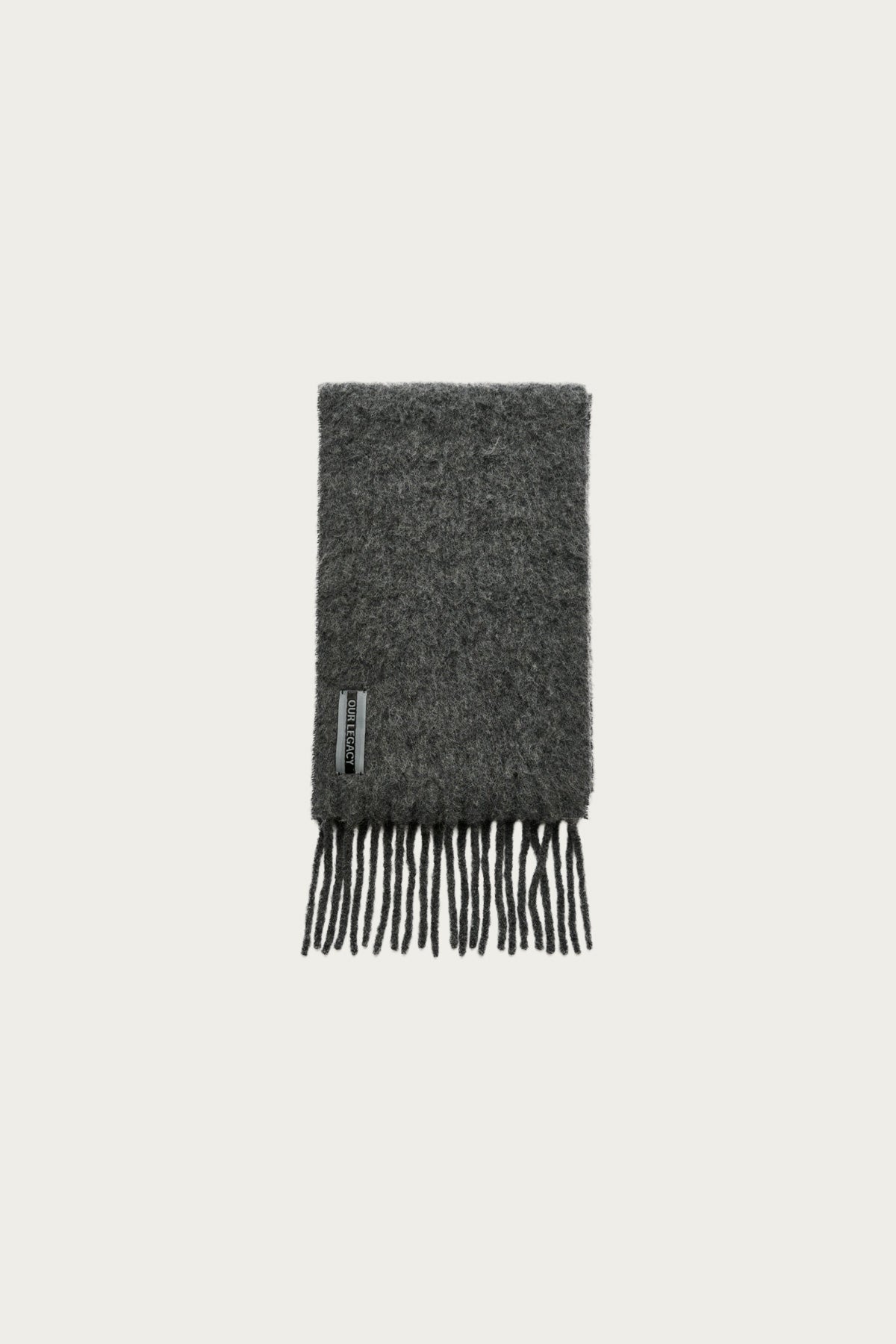 Our Legacy - Estate Scarf - Phantom Fuzzy Alpaca - Canoe Club