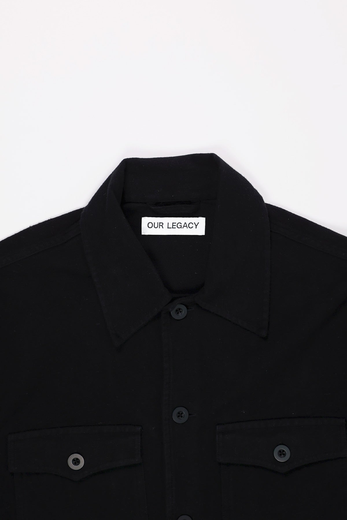 Evening Coach Jacket - Black Brushed Cotton