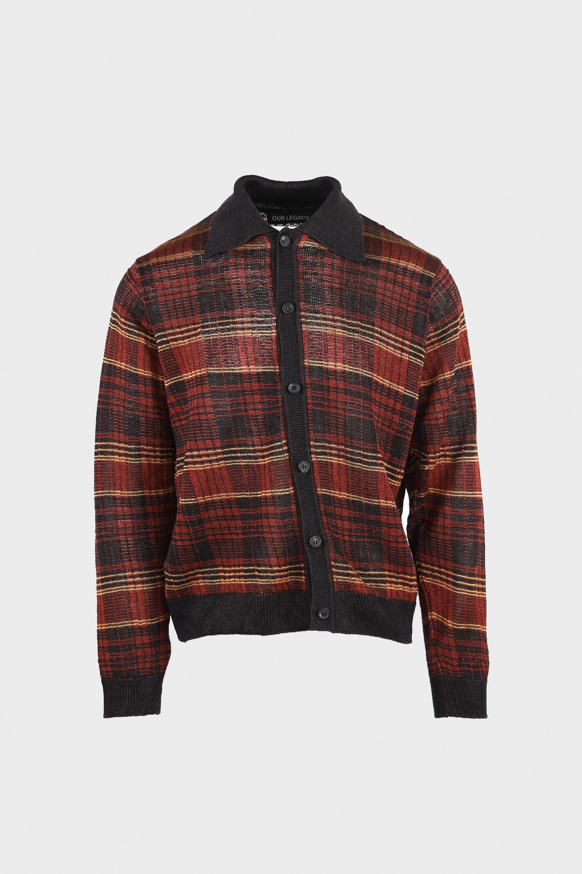 Our Legacy Evening Polo | Rust Geezer Check | Canoe Club