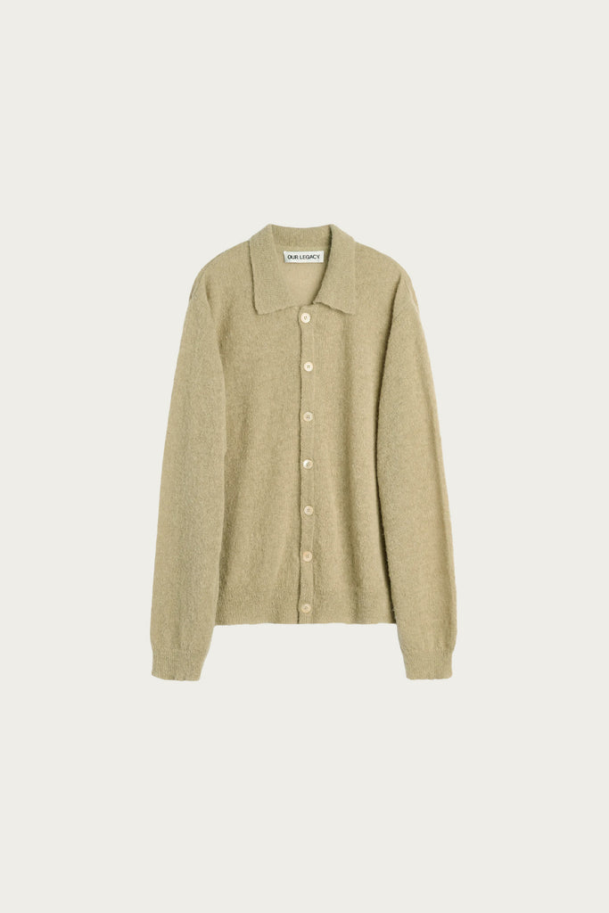 Our Legacy Evening Polo | Soft Sage Fuzzy Alpaca | Canoe Club