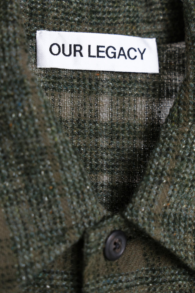 Our Legacy - Haven Jacket - Seaweed Sparse Check - Canoe Club