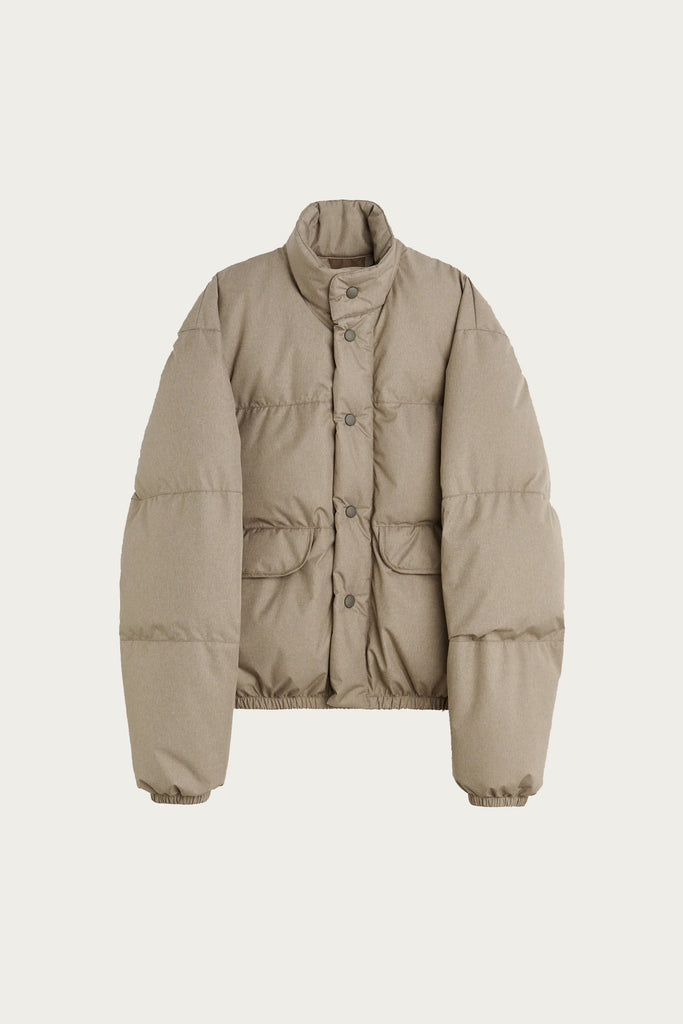 Our Legacy - Inhale Puffa - Doubleganger Beige Mel Nylon - Canoe Club