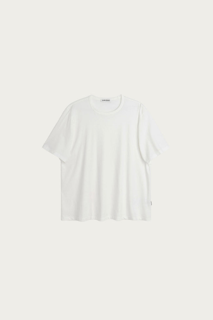 Our Legacy - New Box T-Shirt - White Clean Jersey - Canoe Club