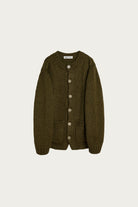 Our Legacy - Over Cardigan - Olive Mega Alpaca Wool - Canoe Club