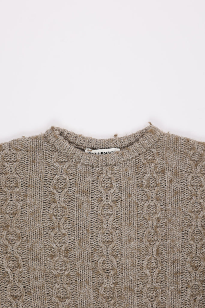 Our Legacy - Popover Roundneck - Peafowl Funky Chain Knit - Canoe Club