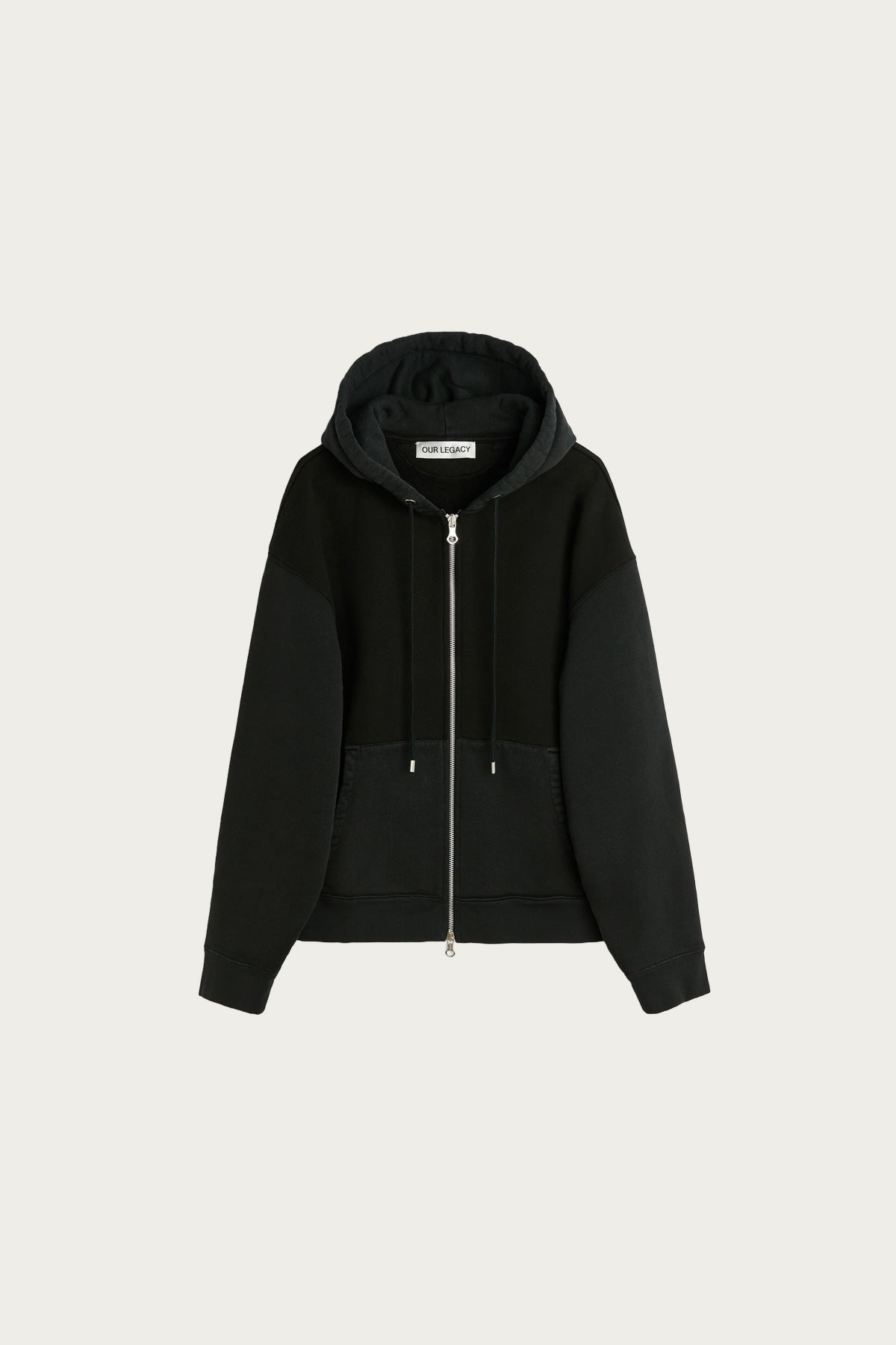 Our Legacy - Rascal Hood - Pigment Black Hefty Fleece - Canoe Club