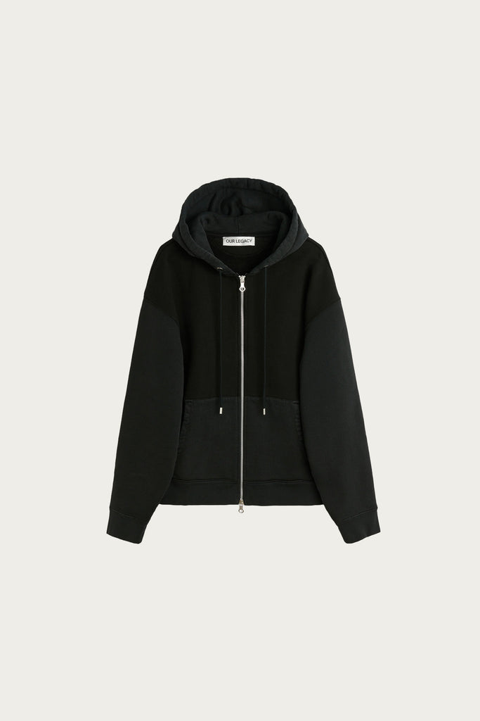 Our Legacy - Rascal Hood - Pigment Black Hefty Fleece - Canoe Club