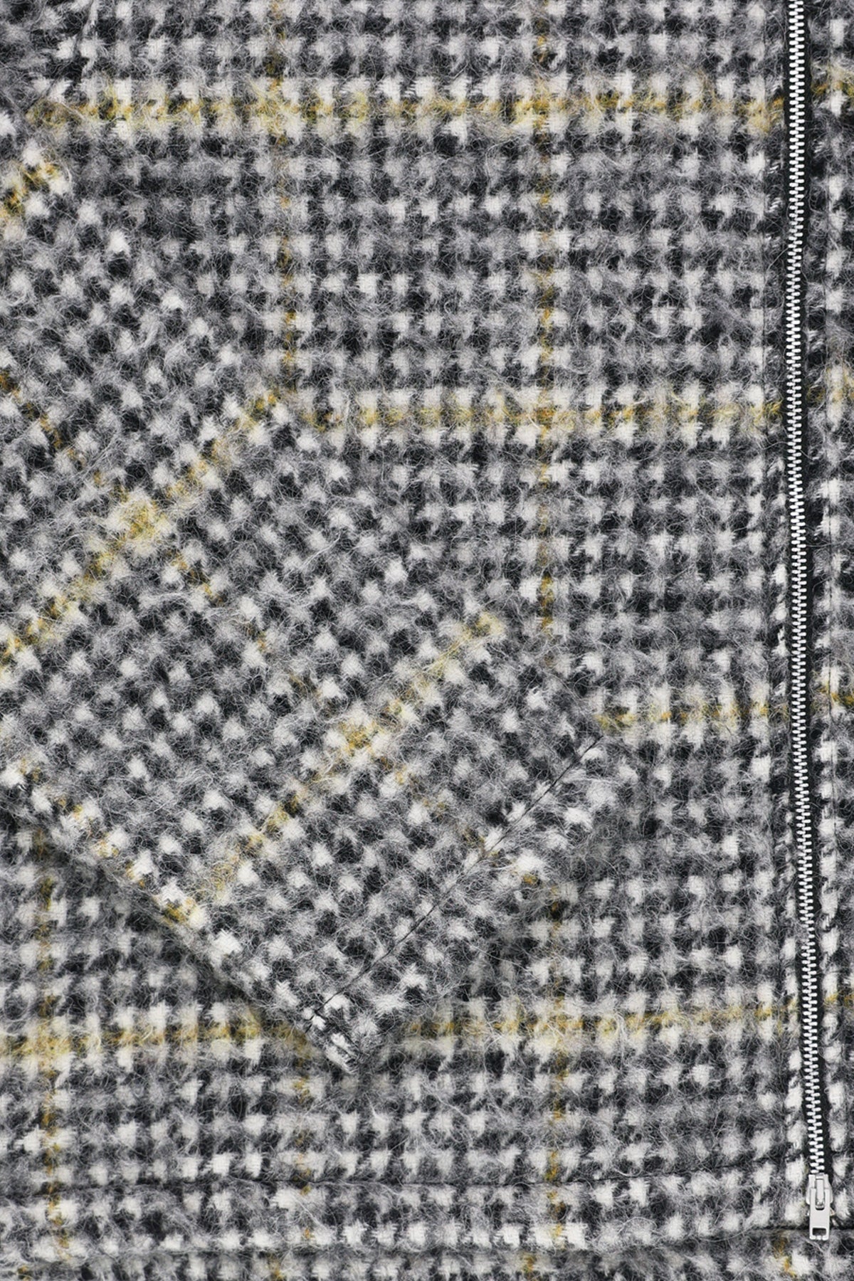 Our Legacy Shrunken Fullzip Polo | Prenzlauer Houndstooth