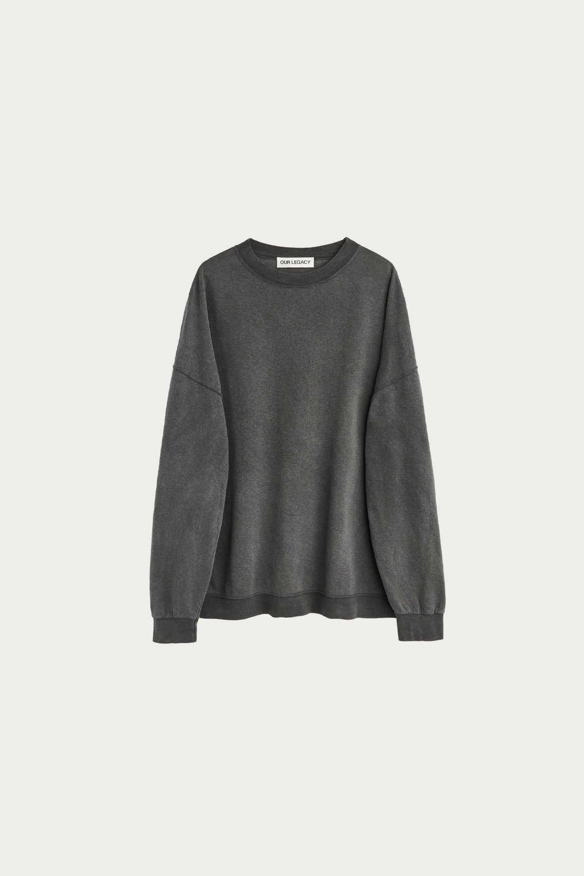 Our Legacy - Slack Sweatshirt - Washed Black Rogue Loopback - Canoe Club