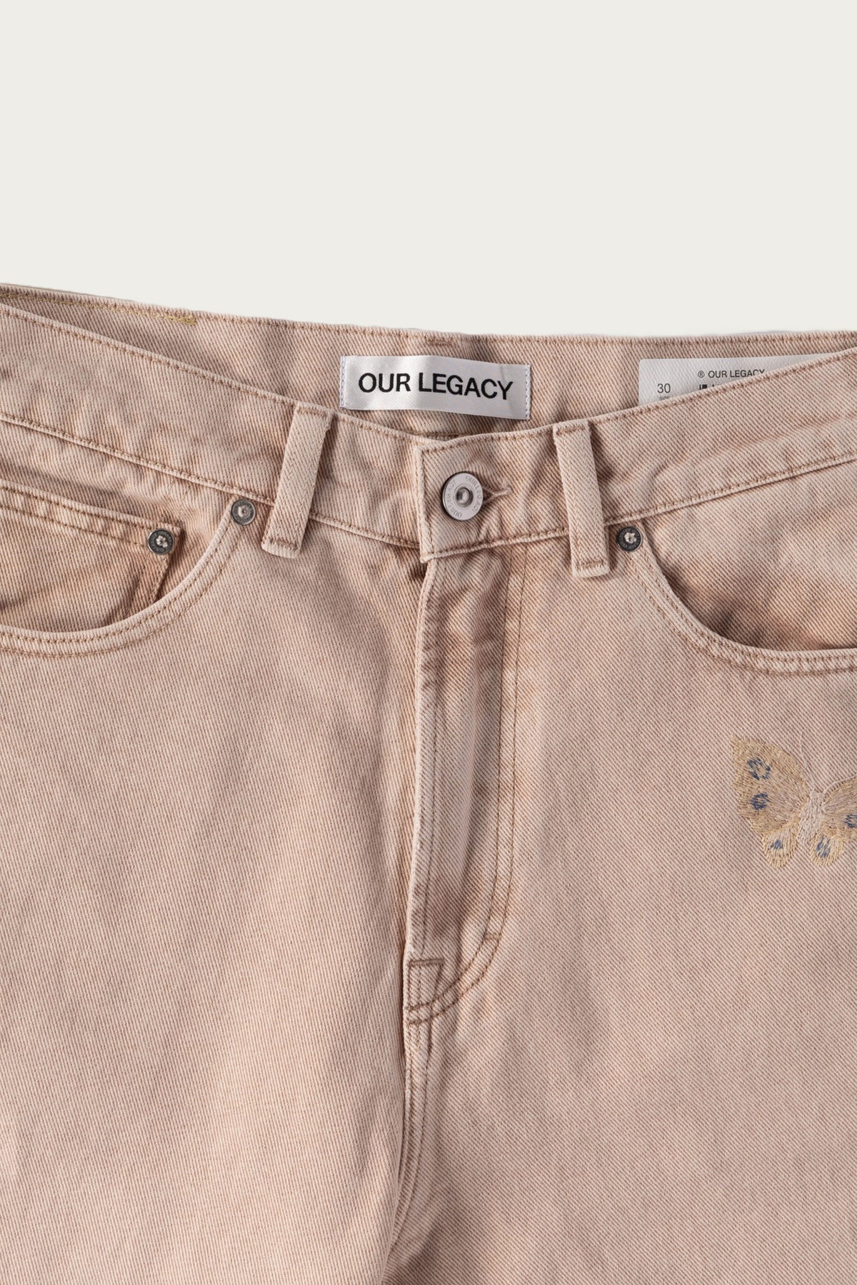 OUR LEGACY THIRD CUT Rose Butterfly 30 Our legacy third cut denim