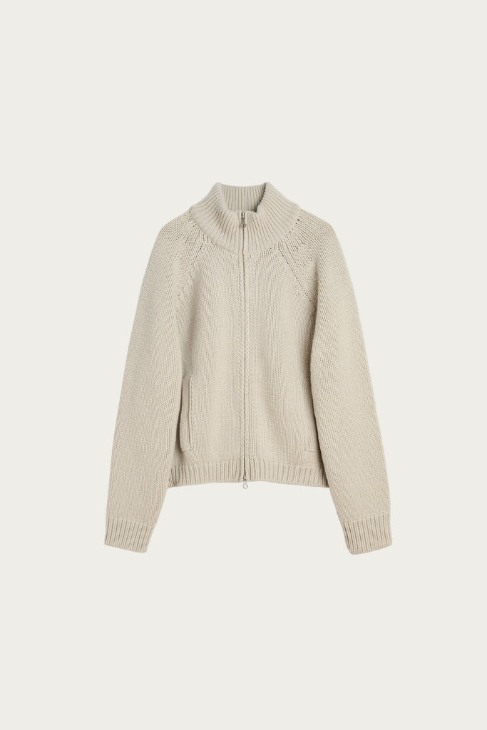 Our Legacy - Ultra Zip Cardigan - Bone Low Twist Merino - Canoe Club