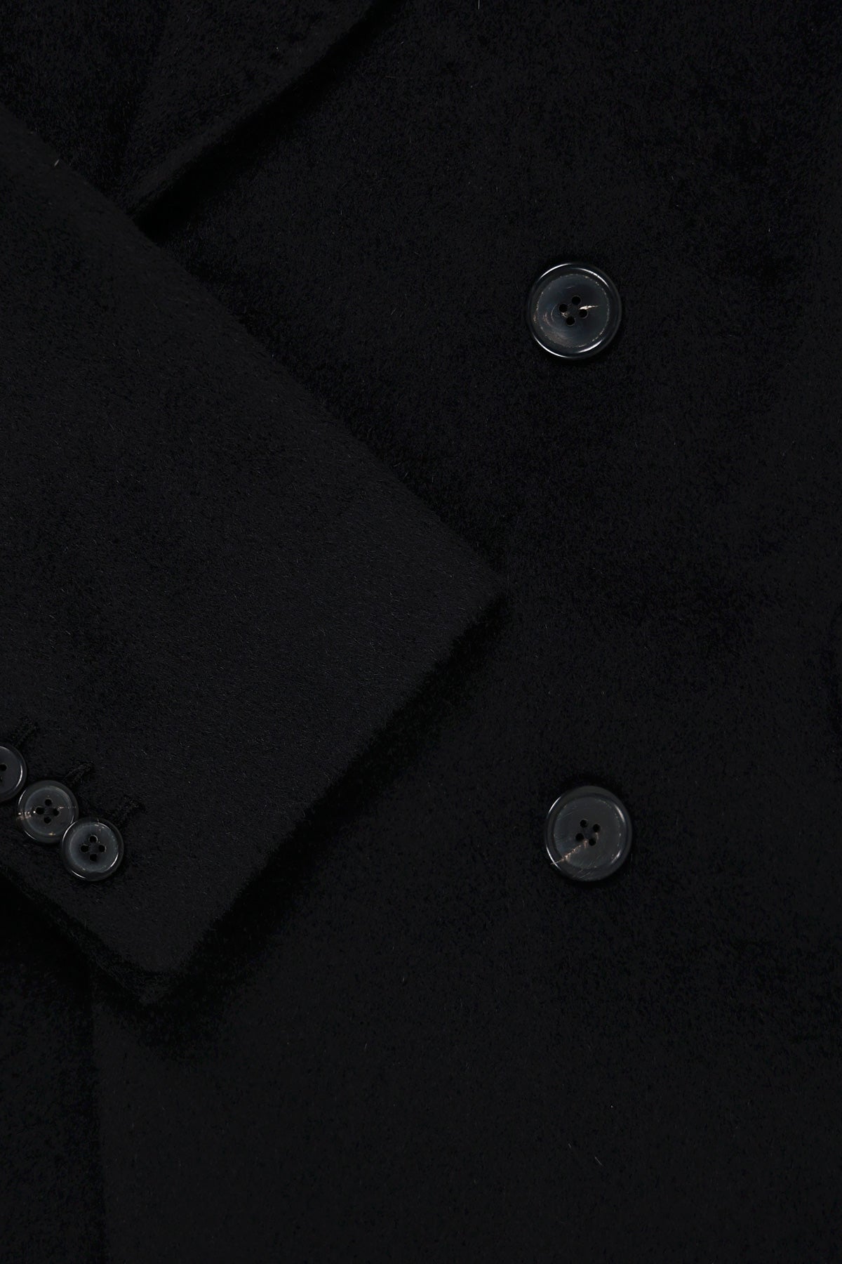 Our Legacy Whale Coat | Black Hairy Wool | Canoe Club