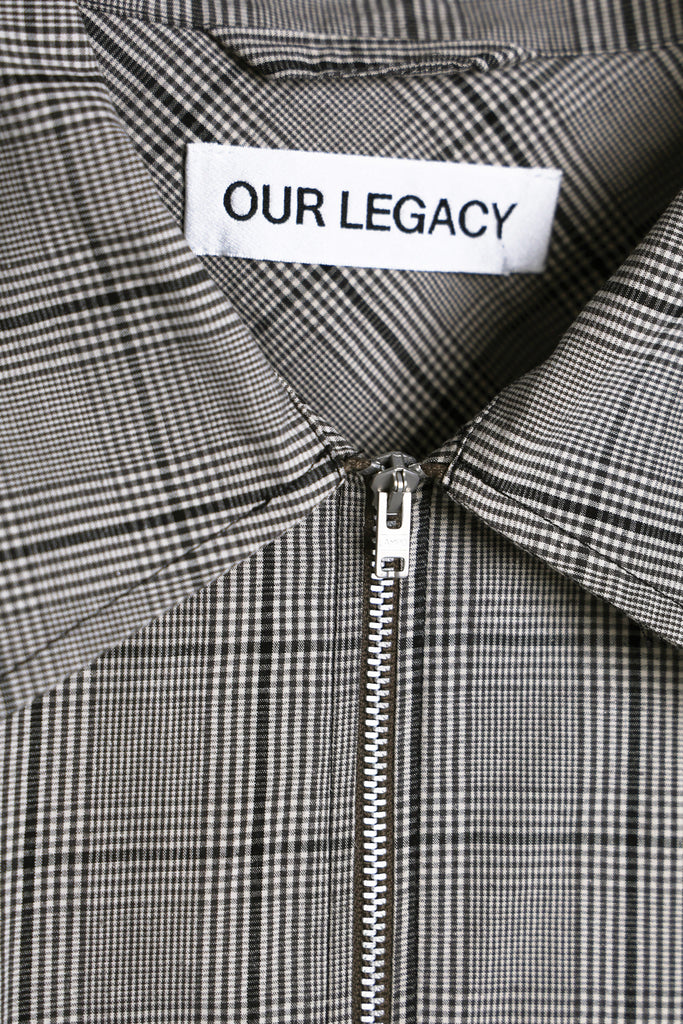 Our Legacy - Zip Shirt - Band of Wales Rustic Weave - Canoe Club