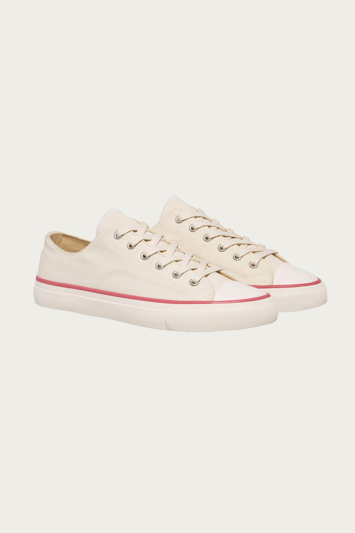 P.F. Flyers - All-American Lo - Antique White/Crimson - Canoe Club
