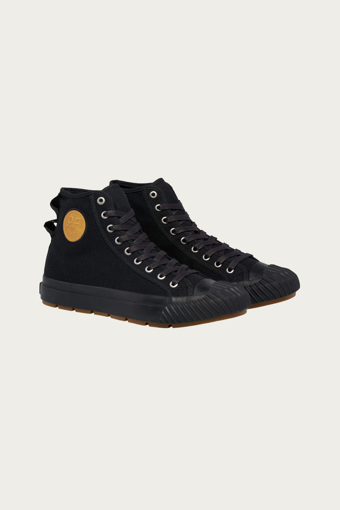 P.F. Flyers - Grounder Hi - Black/Black - Canoe Club