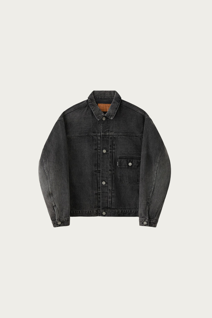 Phigvel Classic Faded Jean Jacket | Black | Canoe Club