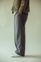 Phigvel - C/W/P String Trousers - Purple Grey - Canoe Club