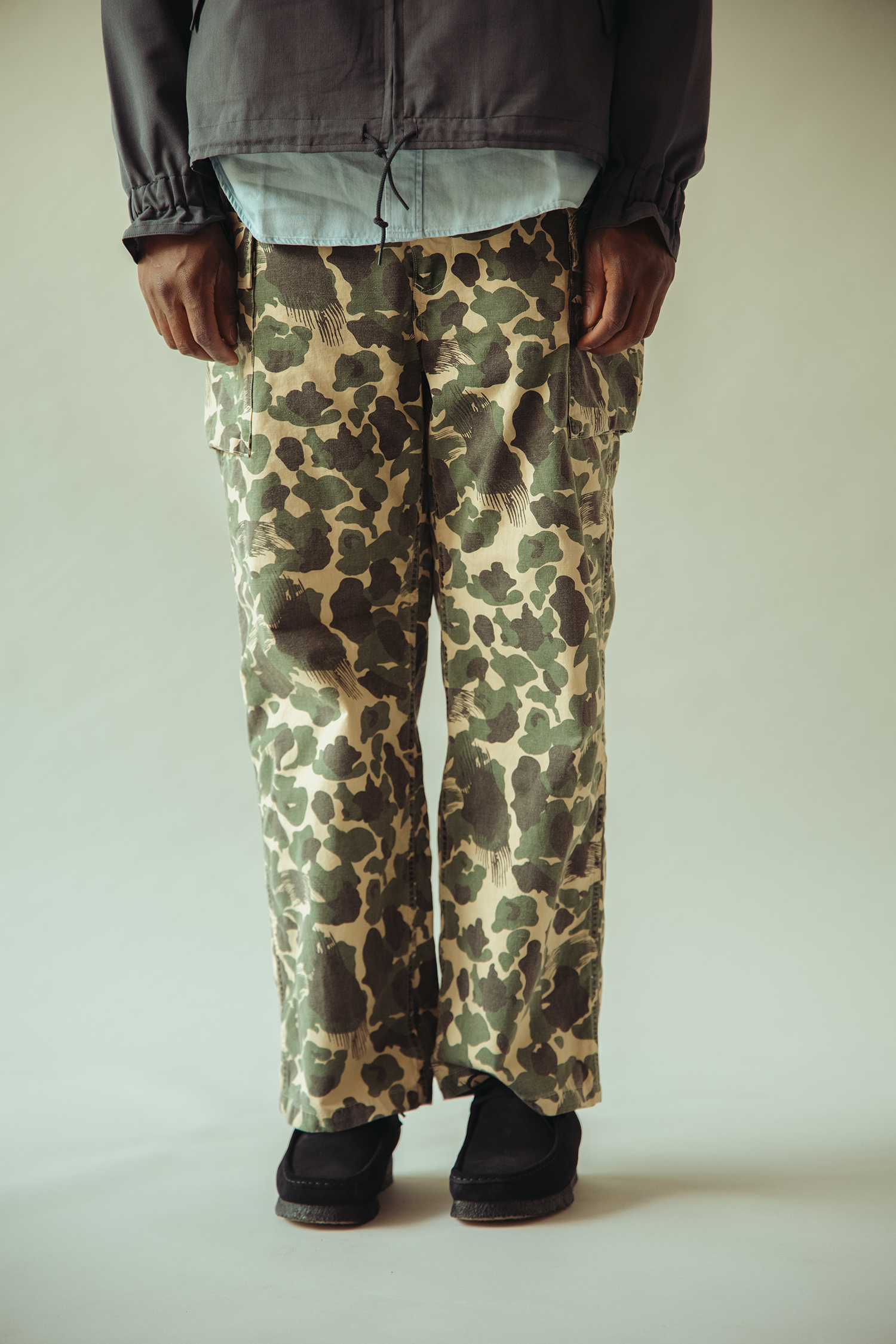 Phigvel - D. H. Camo Cargo Trousers - D. H. Camo - Canoe Club