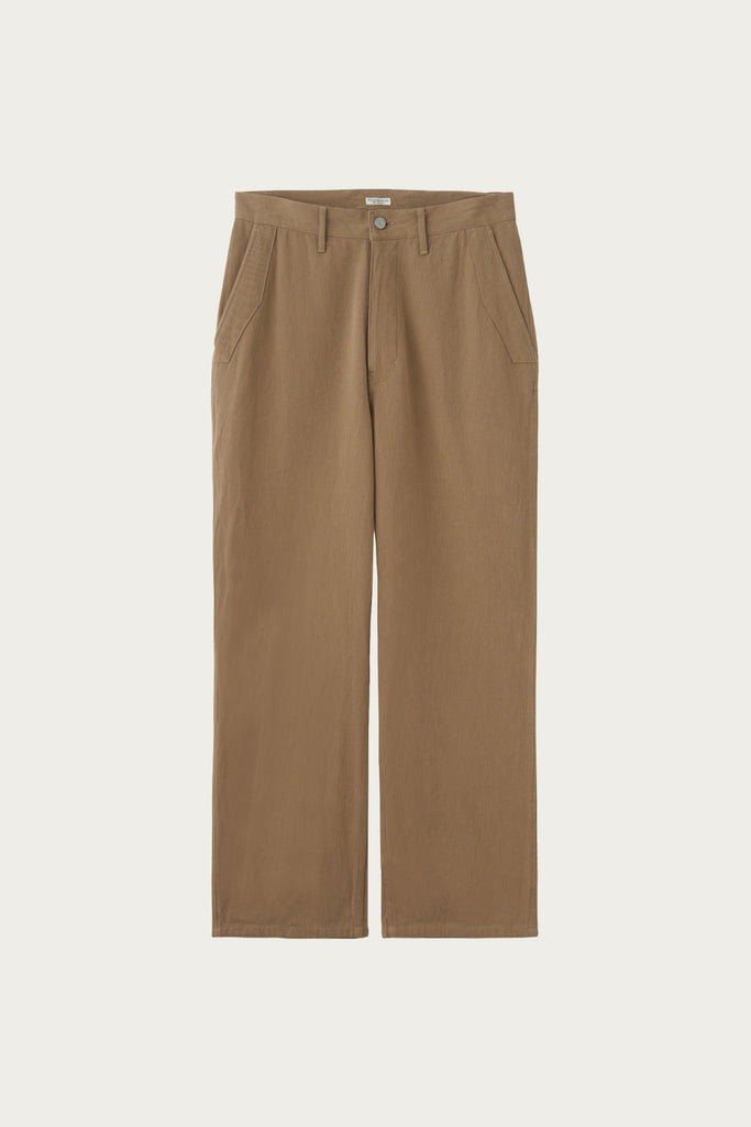 パンツ PHIGVEL Drill Cloth Utility Trousers26ss Phigvel Drill Cloth Utility Trousers | Stone Khaki | Canoe Club