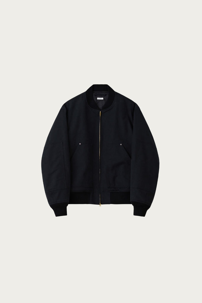 Phigvel - Duck Cloth Workaday Blouson - Ink Black - Canoe Club