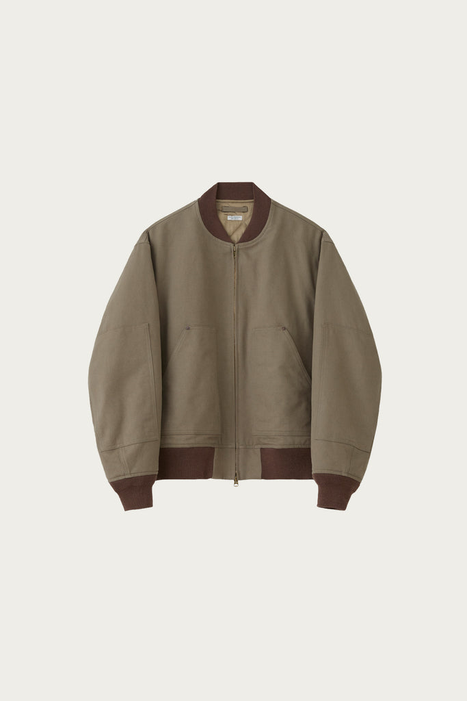 Phigvel - Duck Cloth Workaday Blouson - Taupe Beige - Canoe Club