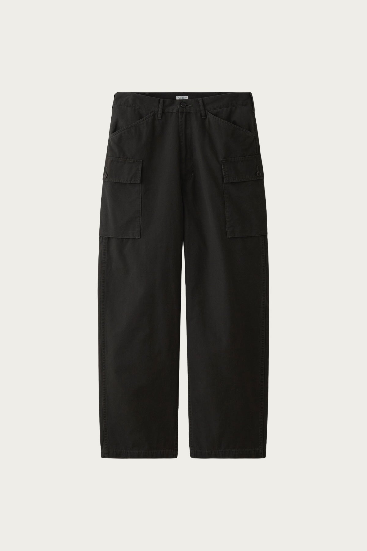 Phigvel Poplin Cloth Cargo Trousers | Faded Charcoal | Canoe Club