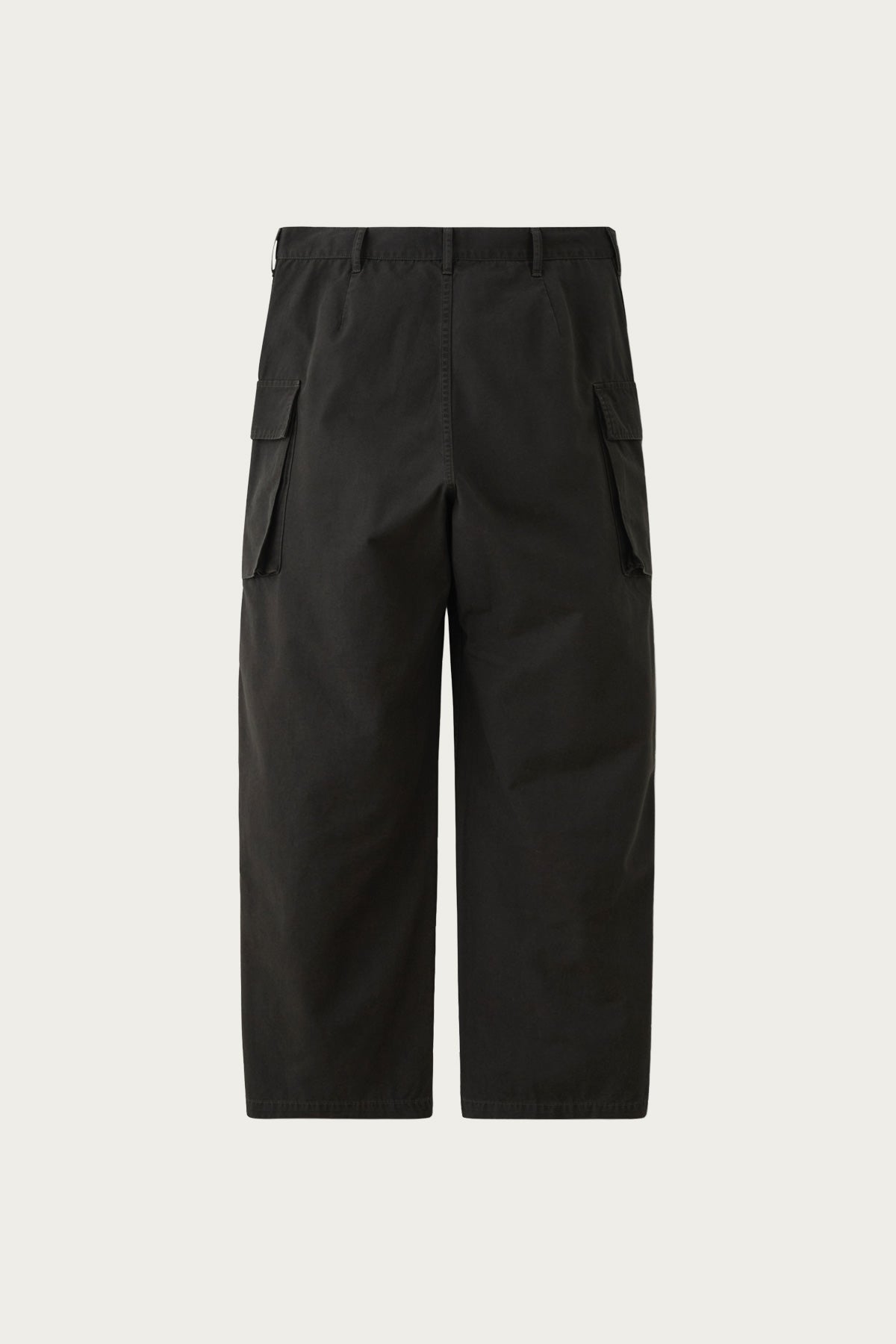 Phigvel - Poplin Cloth Cargo Trousers - Faded Charcoal - Canoe Club