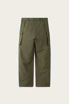 Phigvel - Poplin Cloth Cargo Trousers - Faded Olive - Canoe Club