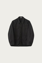 Phigvel - Poplin Cloth Utility Jacket - Faded Charcoal - Canoe Club