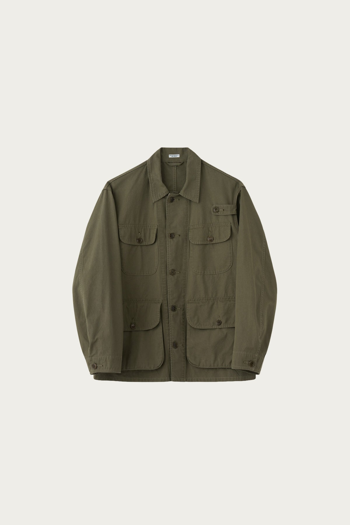 Phigvel - Poplin Cloth Utility Jacket - Faded Olive - Canoe Club